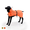 Dog Coats Small Waterproof,Warm Outfit Clothes Dog Jackets Small,Adjustable Drawstring Warm And Cozy Dog Sport Vest-（orange，size L））