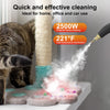 Upgrade Steam Cleaner Handheld, 2500W High Pressure Steam Cleaner for Home Use, Portable Steam Cleaning Machine, Car Steamer with Brushes, Steamer for Cleaning Upholstery Grout Tile Kitchen Bathroom