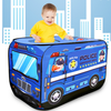 Kids Children Tent Popup Play Tent Toy Outdoor Foldable Playhouse Fire Truck Police Car Game House Bus Tent Indoor Outdoor Game