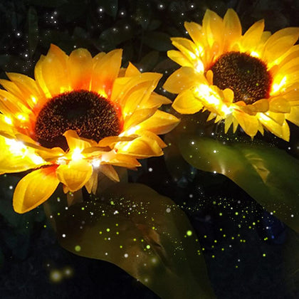 LED solar light sunflower decoration festival