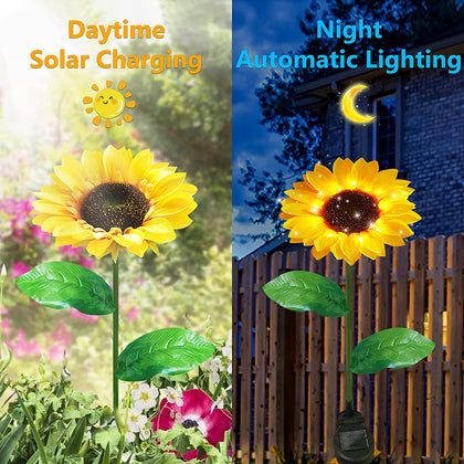 LED solar light sunflower decoration festival