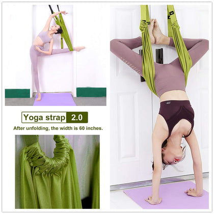 Aerial Yoga Rope Stretch