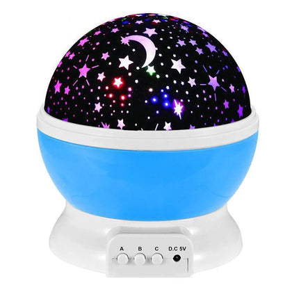 Galaxy Projector Starry Sky Rotating LED Night Light Planetarium Children Bedroom Star Night Lights Moon Light Kids Gift Lamp
