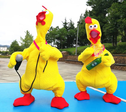Very cute Animal electronic pet music dance talk singing screaming Singer chicken