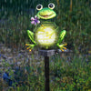 LED solar outdoor lawn light frog light