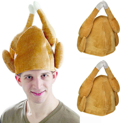 Turkey hat novelty cooked chicken