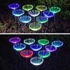 Solar LED fiber optic jellyfish light