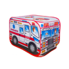 Kids Children Tent Popup Play Tent Toy Outdoor Foldable Playhouse Fire Truck Police Car Game House Bus Tent Indoor Outdoor Game