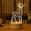 Elk Bear Unicorn 3D LED Night Lights