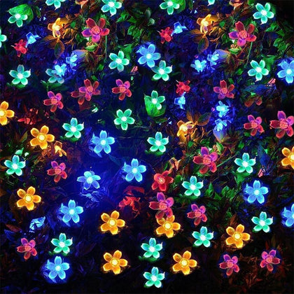 Christmas Lights Blossom Flowers LED String